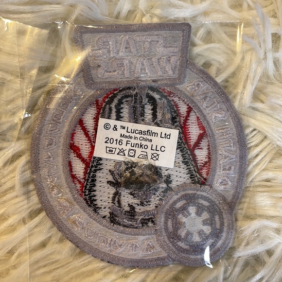 Star Wars patches and death star luggage tag Darth Vader Yoda New Sealed - Picture 6 of 9